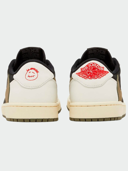 Tenis Air Jordan 1 Low Og Travis Scott Olive