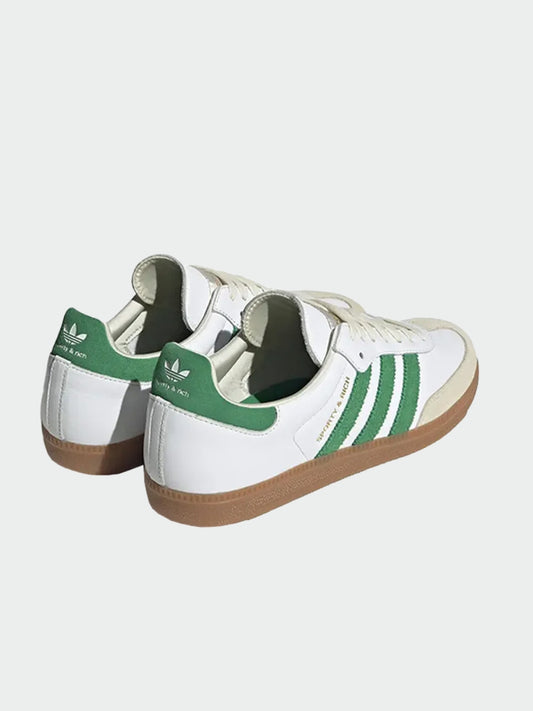 TENIS ADIDAS SAMBA OG SPORTY & RICH WHITE GREEN
