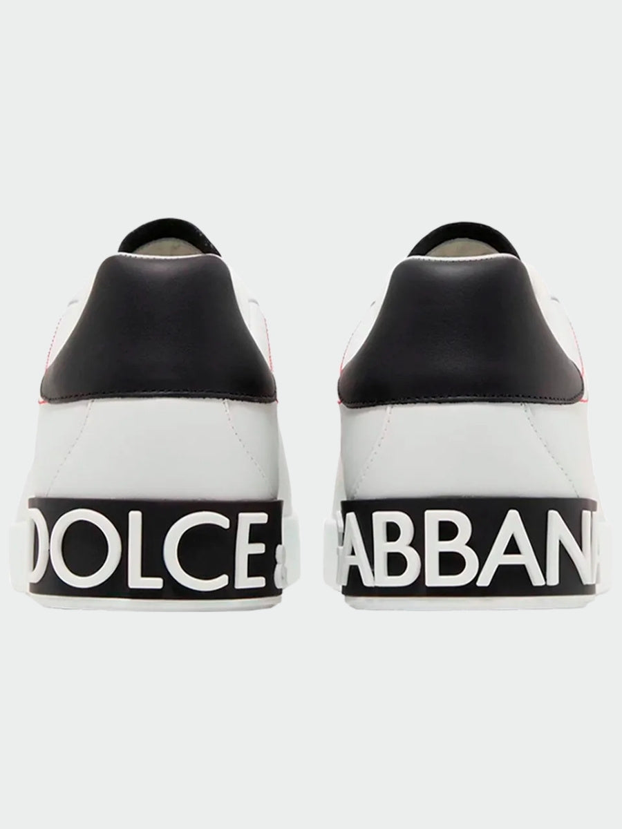 TENIS DOLCE & GABBANA PORTOFINO WHITE BLACK