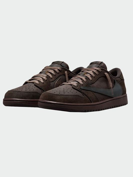 TENIS AIR JORDAN 1 LOW OG TRAVIS SCOTT VELVET BROWN