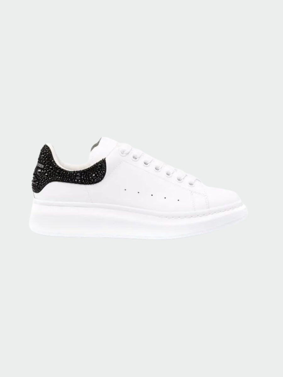 Alexander McQueen Oversized White Black Crystals