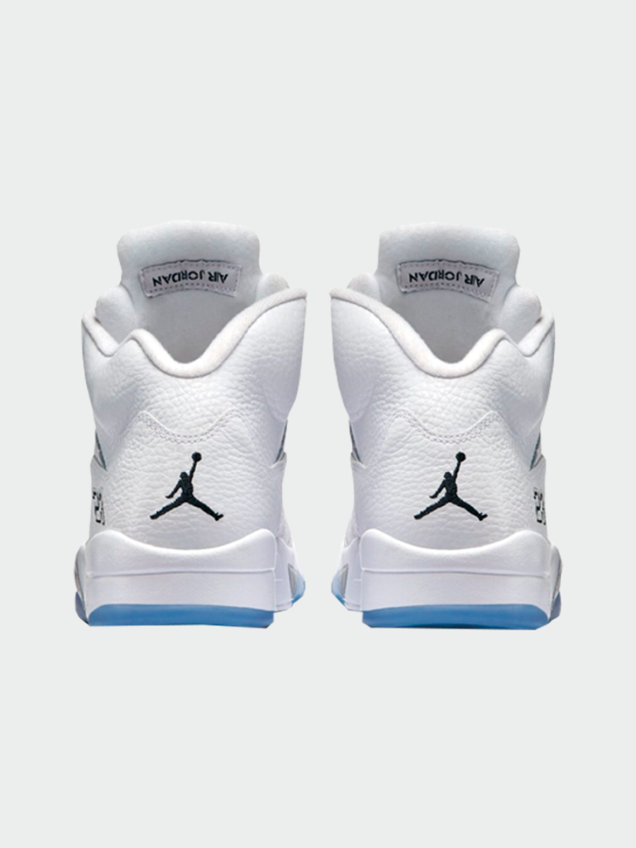 TENIS JORDAN 5 WHITE METALLIC 2026