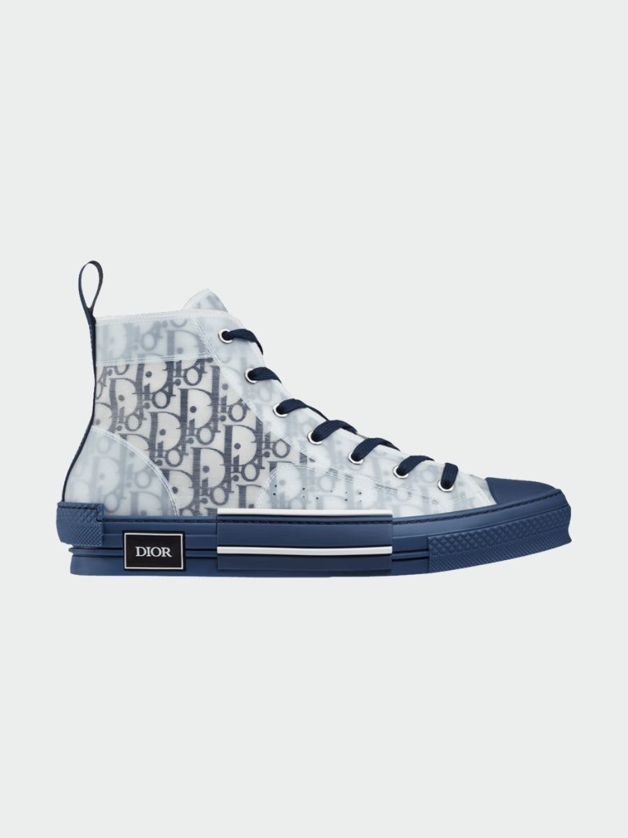 Dior B23 High Top Suela Azul