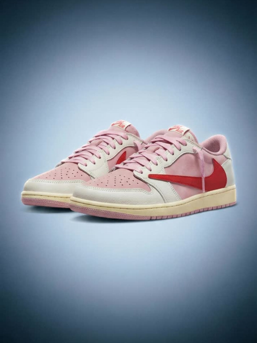 Jordan 1 Low x Travis Scott Shy Pink
