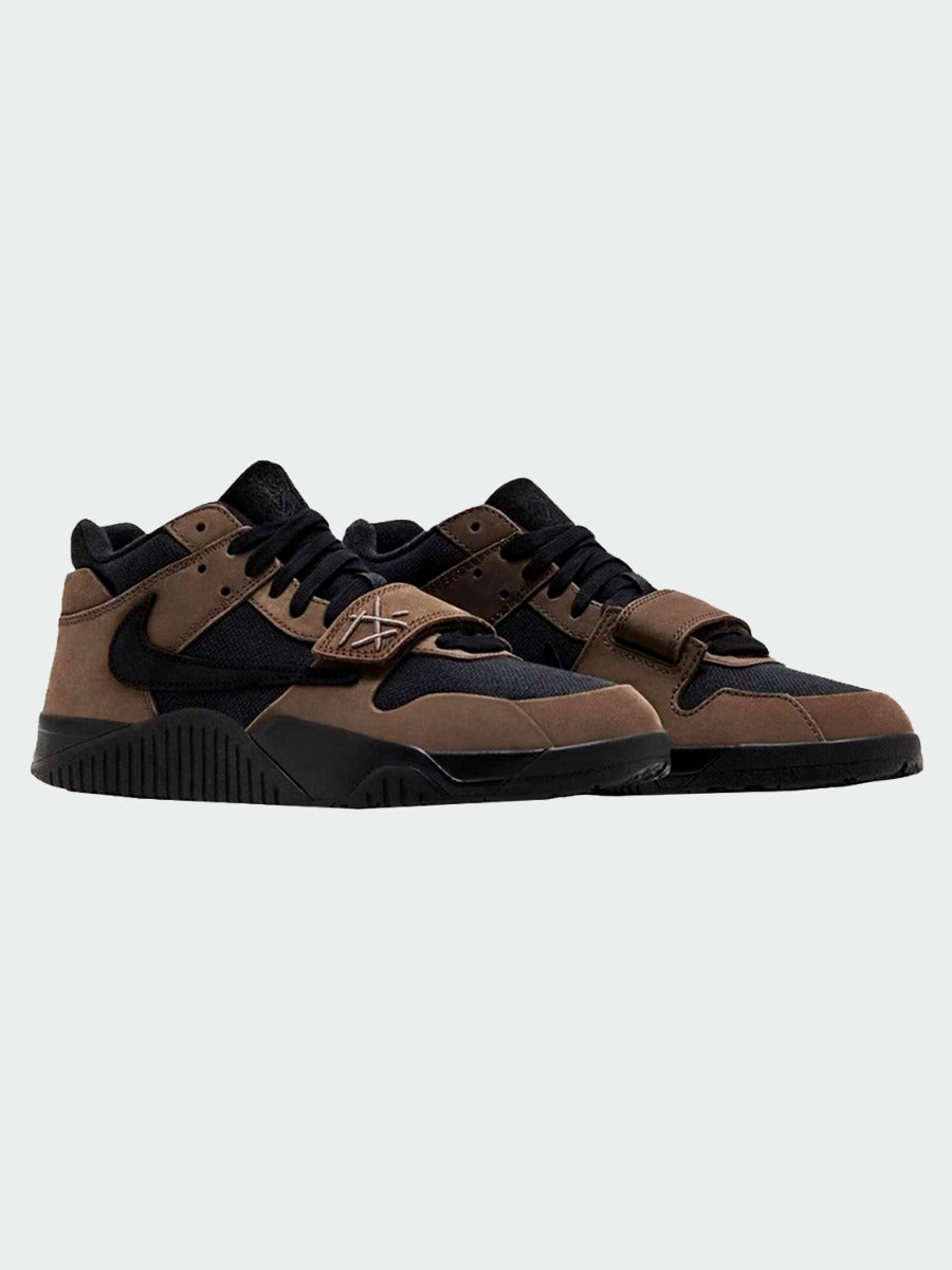 TENIS JORDAN JUMPMAN JACK TRAVIS SCOTT DARK MOCHA