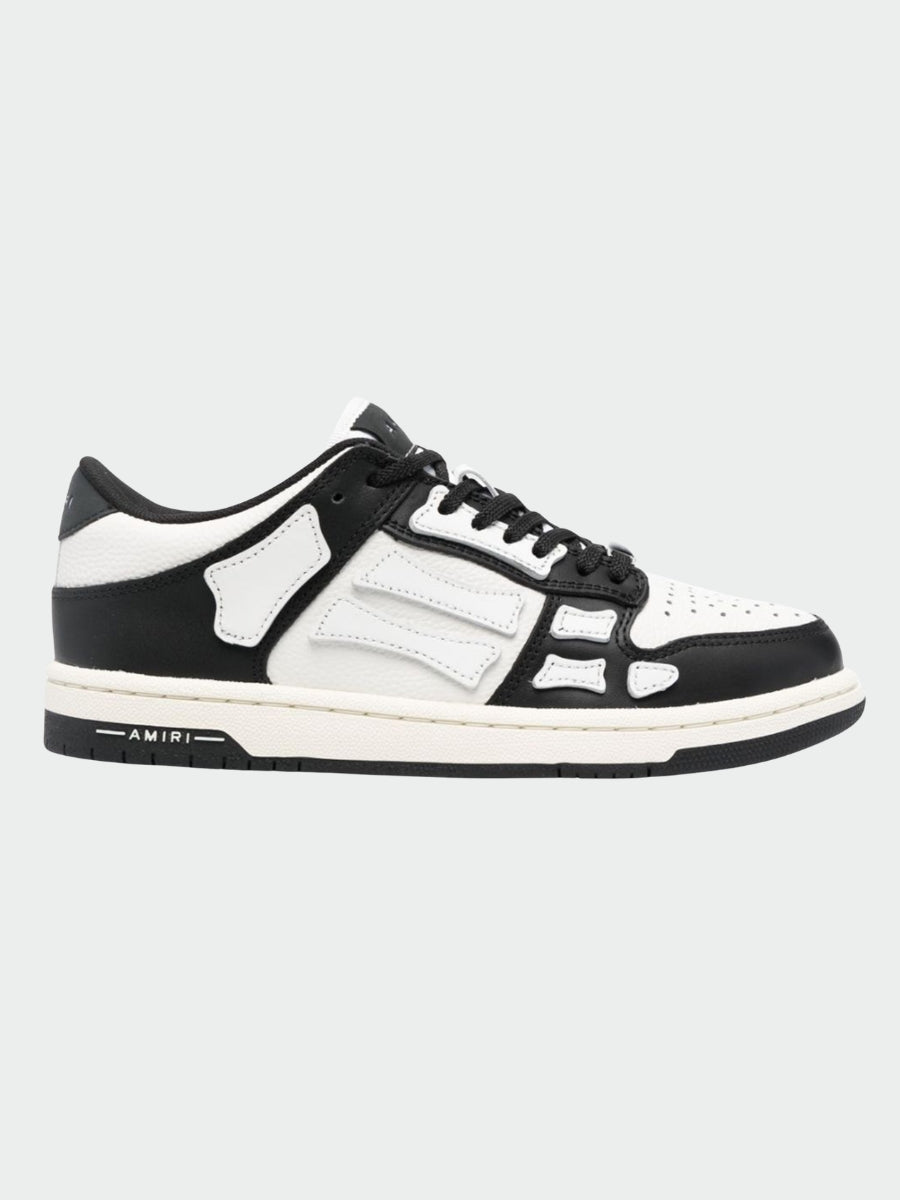 Amiri Skel Top Low Black White