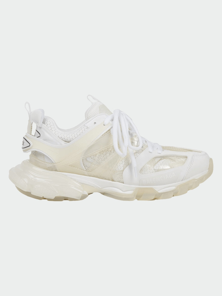 Balenciaga Track Clear Sole White