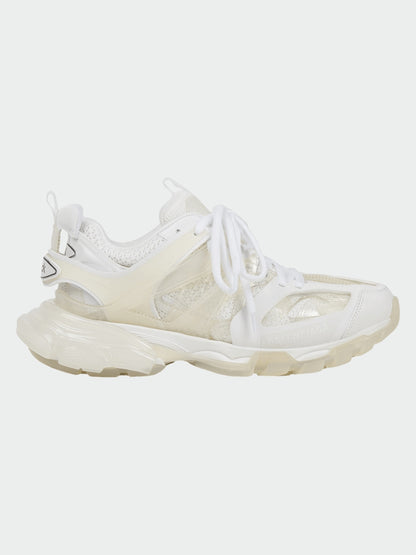 Balenciaga Track Clear Sole White