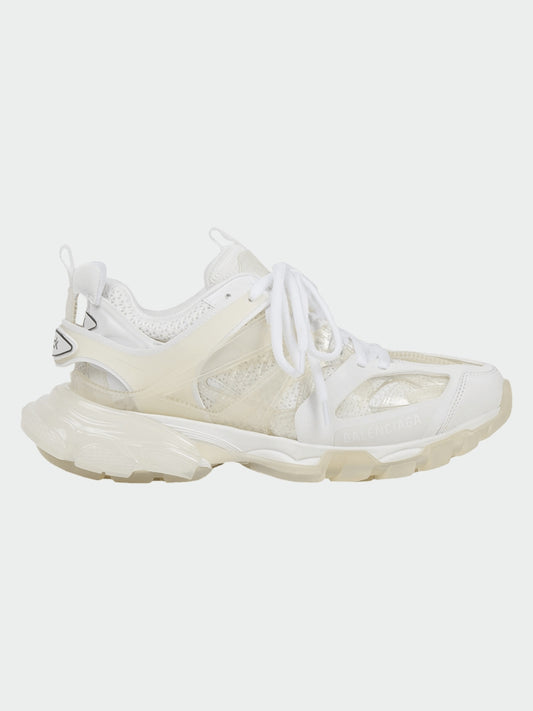 Balenciaga Track Clear Sole White