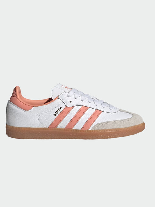 TENIS ADIDAS SAMBA OG WHITE WONDER CLAY GUM