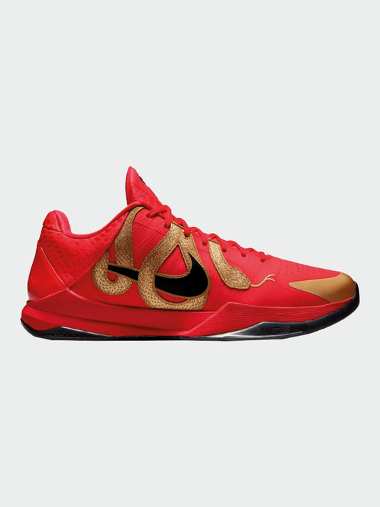 TENIS NIKE KOBE 5 PROTRO YEAR OF THE MAMBA UNIVERSITY RED