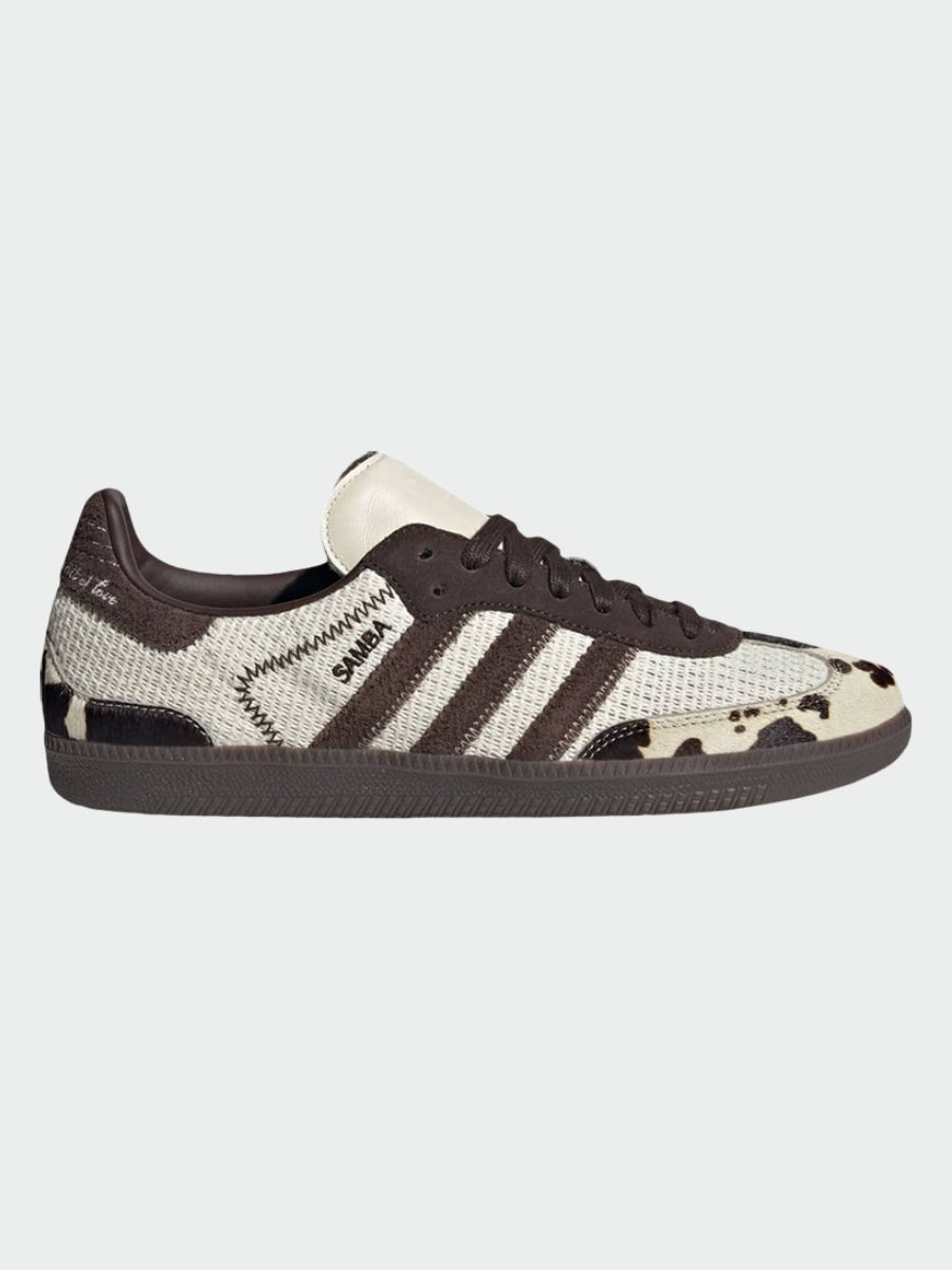 TENIS ADIDAS SAMBA OG NOTITLE COW PRINT