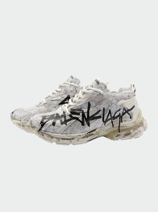 Balenciaga Runner Graffiti White