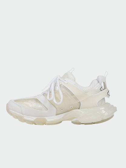 Balenciaga Track Clear Sole White