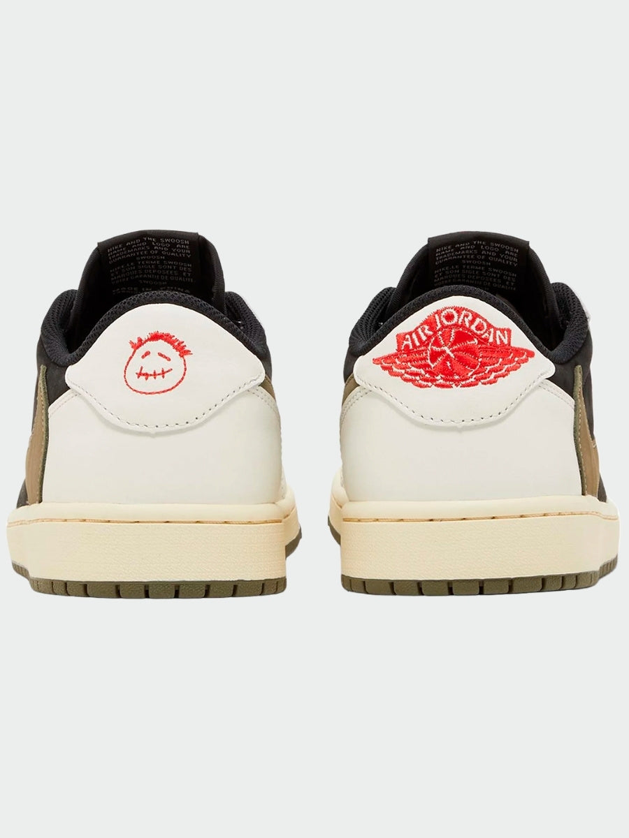 Tenis Air Jordan 1 Low Og Travis Scott Olive