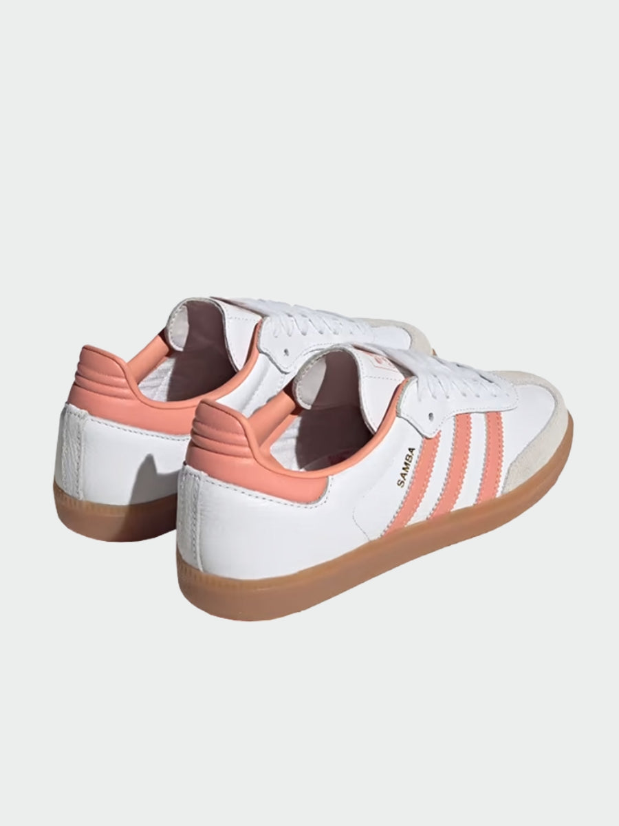 TENIS ADIDAS SAMBA OG WHITE WONDER CLAY GUM