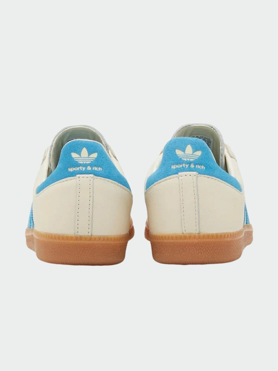 TENIS ADIDAS SAMBA OG SPORTY & RICH CREAM BLUE