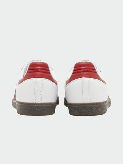 TENIS ADIDAS SAMBA OG WHITE BETTER SCARLET