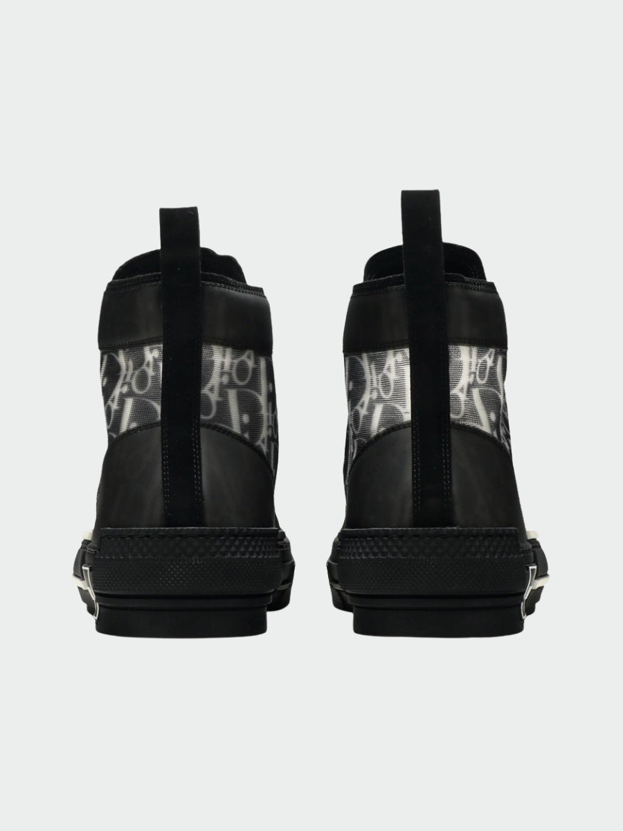 Dior B23 High Top Canvas Oblique Black
