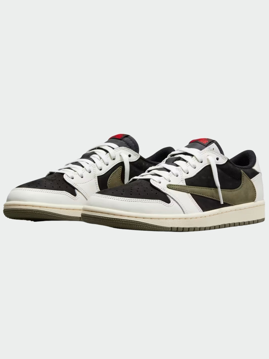 Tenis Air Jordan 1 Low Og Travis Scott Olive