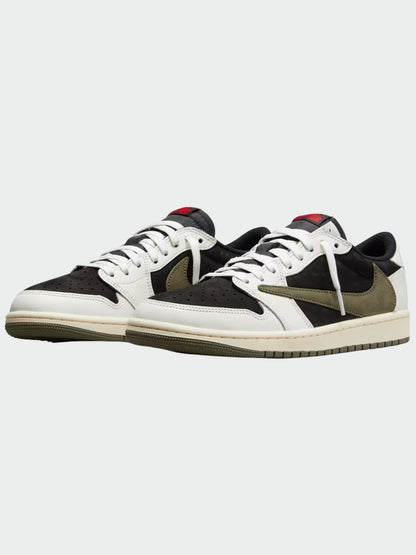 Tenis Air Jordan 1 Low Og Travis Scott Olive