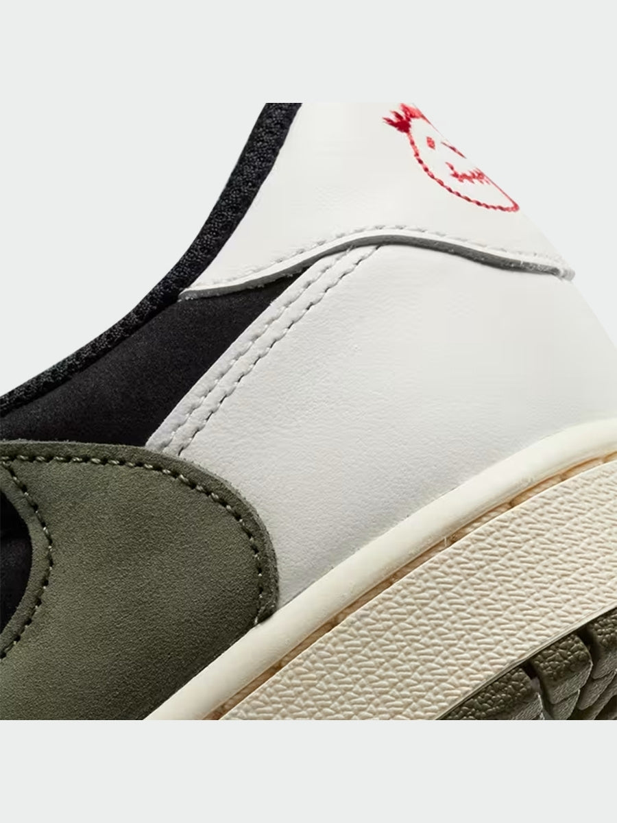 Tenis Air Jordan 1 Low Og Travis Scott Olive