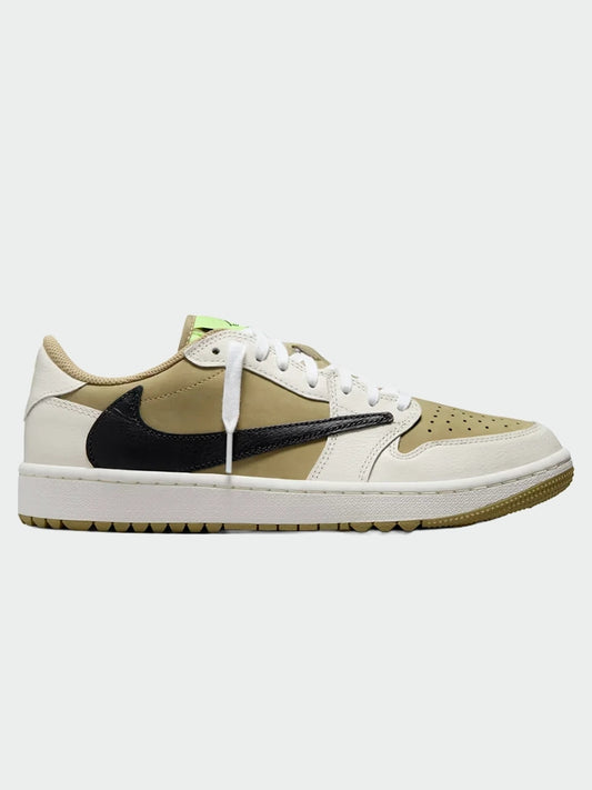 Tenis Air Jordan 1 Low Golf Travis Scott Neutral Olive