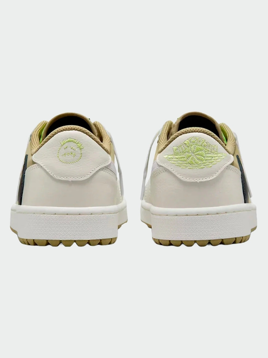 Tenis Air Jordan 1 Low Golf Travis Scott Neutral Olive