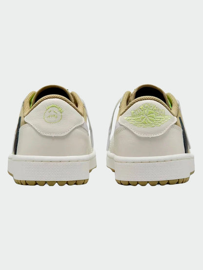 Tenis Air Jordan 1 Low Golf Travis Scott Neutral Olive
