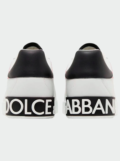 TENIS DOLCE & GABBANA PORTOFINO WHITE BLACK