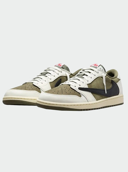 TENIS JORDAN 1 LOW OG TRAVIS SCOTT MEDIUM OLIVE