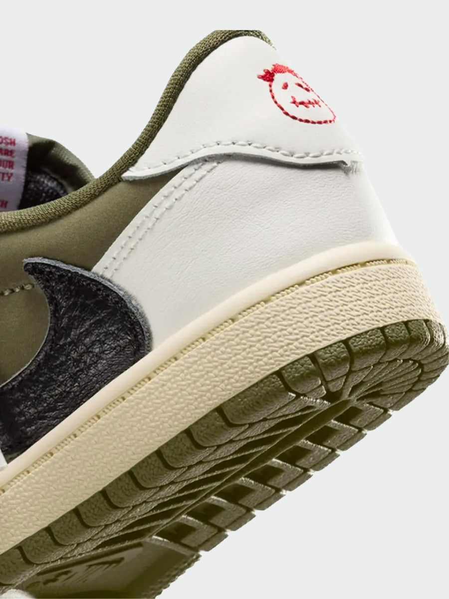 TENIS JORDAN 1 LOW OG TRAVIS SCOTT MEDIUM OLIVE — imagen 4