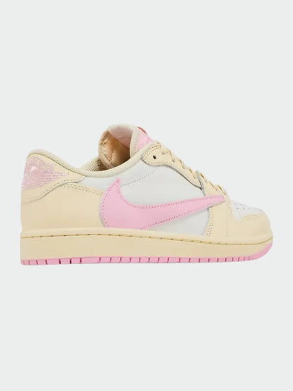 Jordan 1 Low x Travis Scott Shy Pink Sail