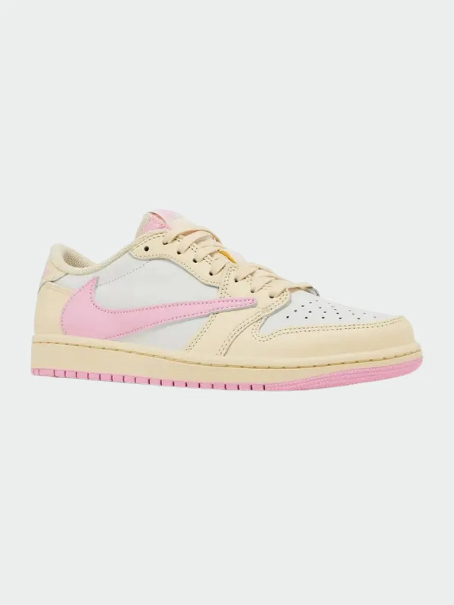 Jordan 1 Low x Travis Scott Shy Pink Sail