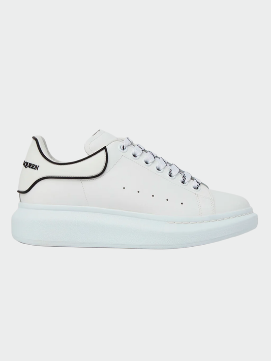 TENIS ALEXANDER MCQUEEN OVERSIZED WHITE BLACK TRIM