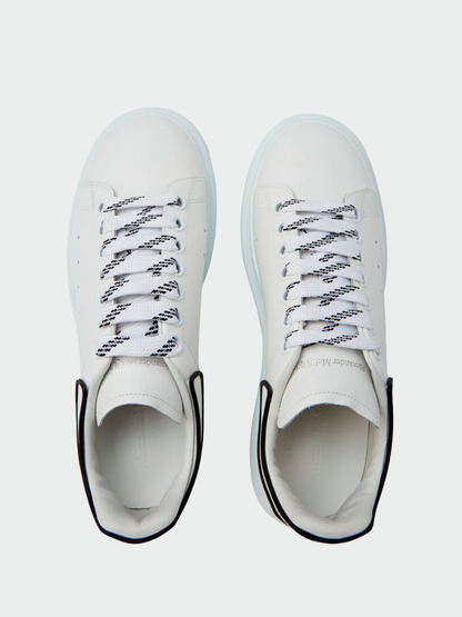 TENIS ALEXANDER MCQUEEN OVERSIZED WHITE BLACK TRIM