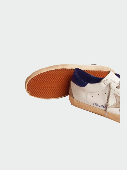 TENIS GOLDEN GOOSE SUPER STAR WHITE NAVY