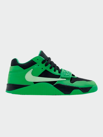 TENIS JORDAN JUMPMAN JACK TR TRAVIS SCOTT GREEN SPARK