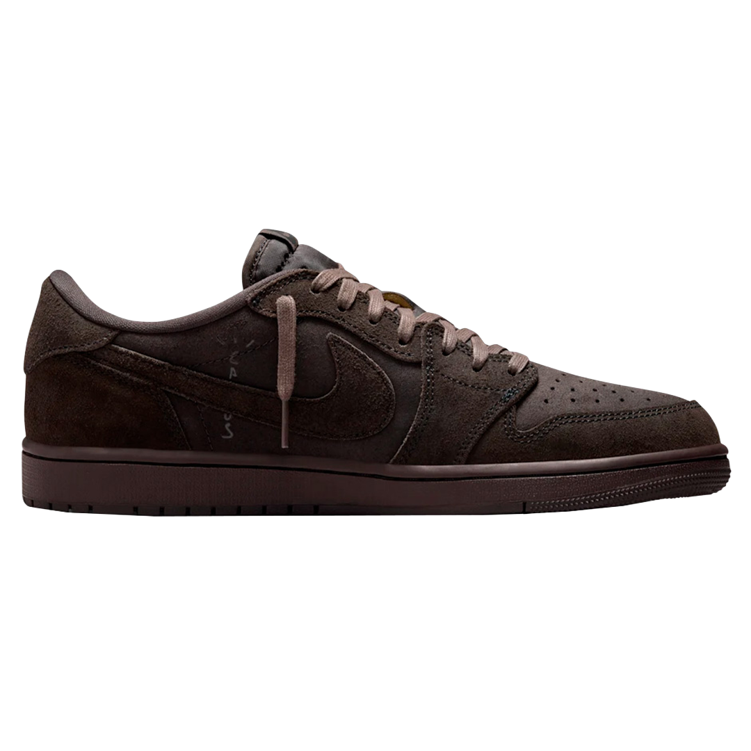 TENIS AIR JORDAN 1 LOW OG TRAVIS SCOTT VELVET BROWN