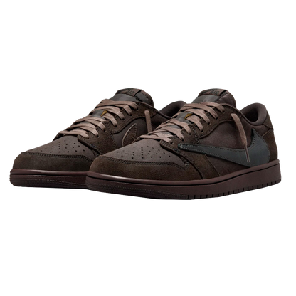 TENIS AIR JORDAN 1 LOW OG TRAVIS SCOTT VELVET BROWN