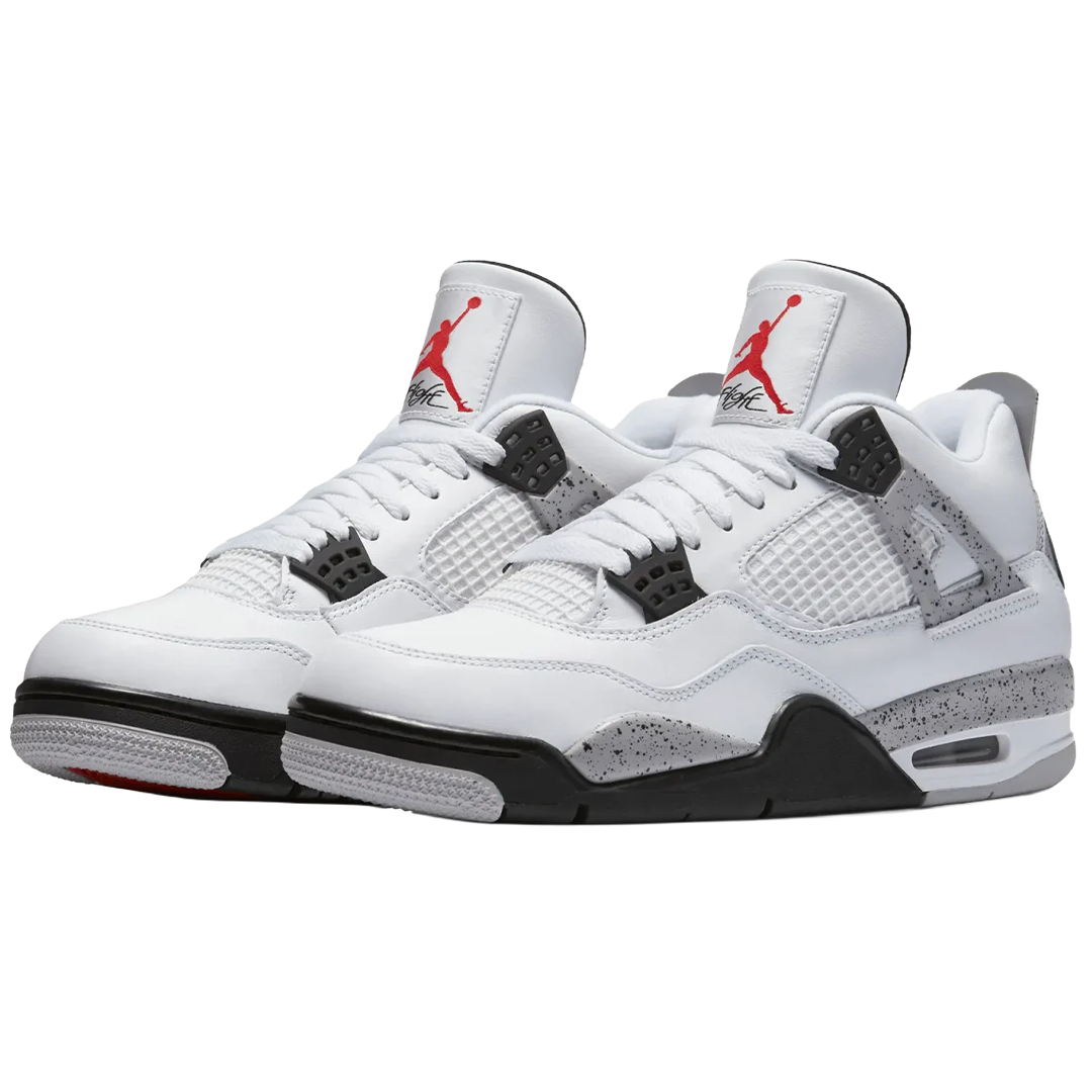 TENIS JORDAN 4 WHITE CEMENT 2025