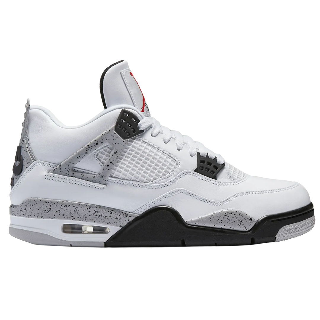 TENIS JORDAN 4 WHITE CEMENT 2025