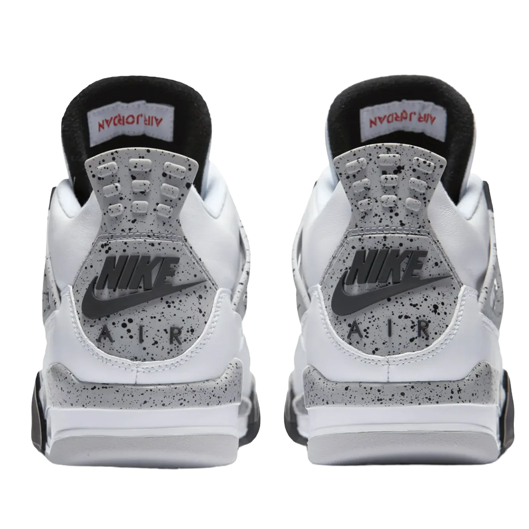 TENIS JORDAN 4 WHITE CEMENT 2025