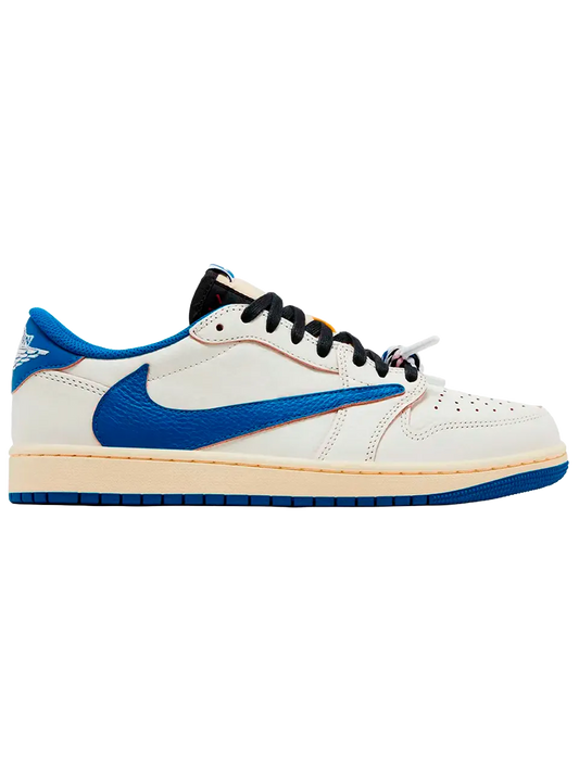 TENIS JORDAN 1 LOW OG SP FRAGMENT X TRAVIS SCOTT SAIL MILITARY BLUE