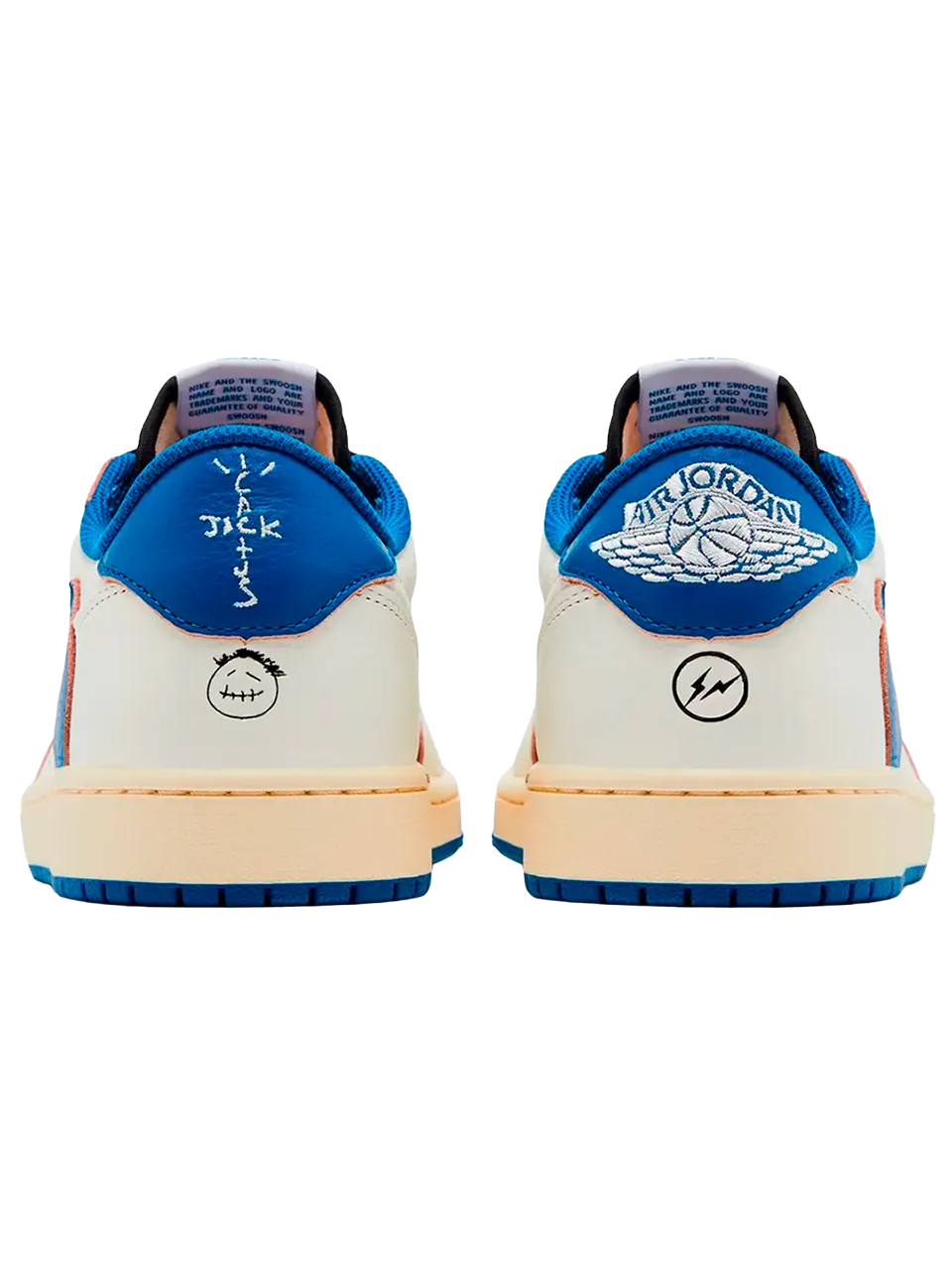 TENIS JORDAN 1 LOW OG SP FRAGMENT X TRAVIS SCOTT SAIL MILITARY BLUE