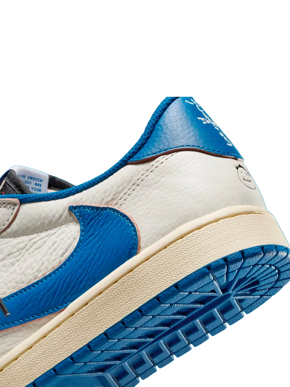 TENIS JORDAN 1 LOW OG SP FRAGMENT X TRAVIS SCOTT SAIL MILITARY BLUE