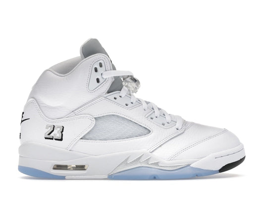 TENIS JORDAN 5 WHITE METALLIC 2026