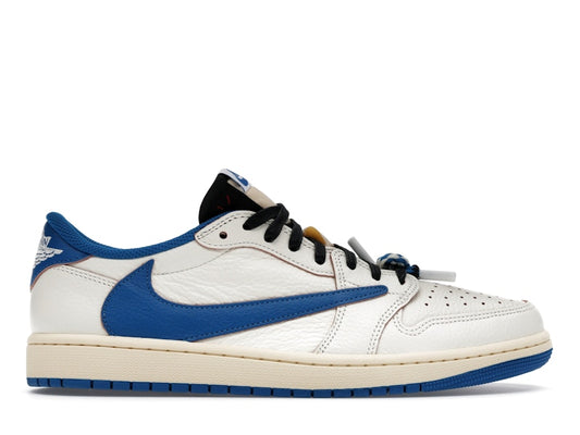 TENIS JORDAN 1 LOW OG SP FRAGMENT X TRAVIS SCOTT SAIL MILITARY BLUE