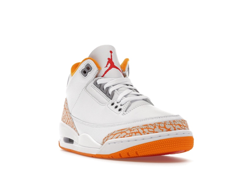 TENIS JORDAN 3 ORANGE CITRUS