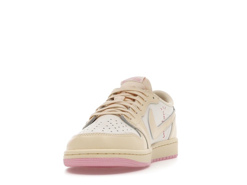 Jordan 1 Low x Travis Scott Shy Pink Sail